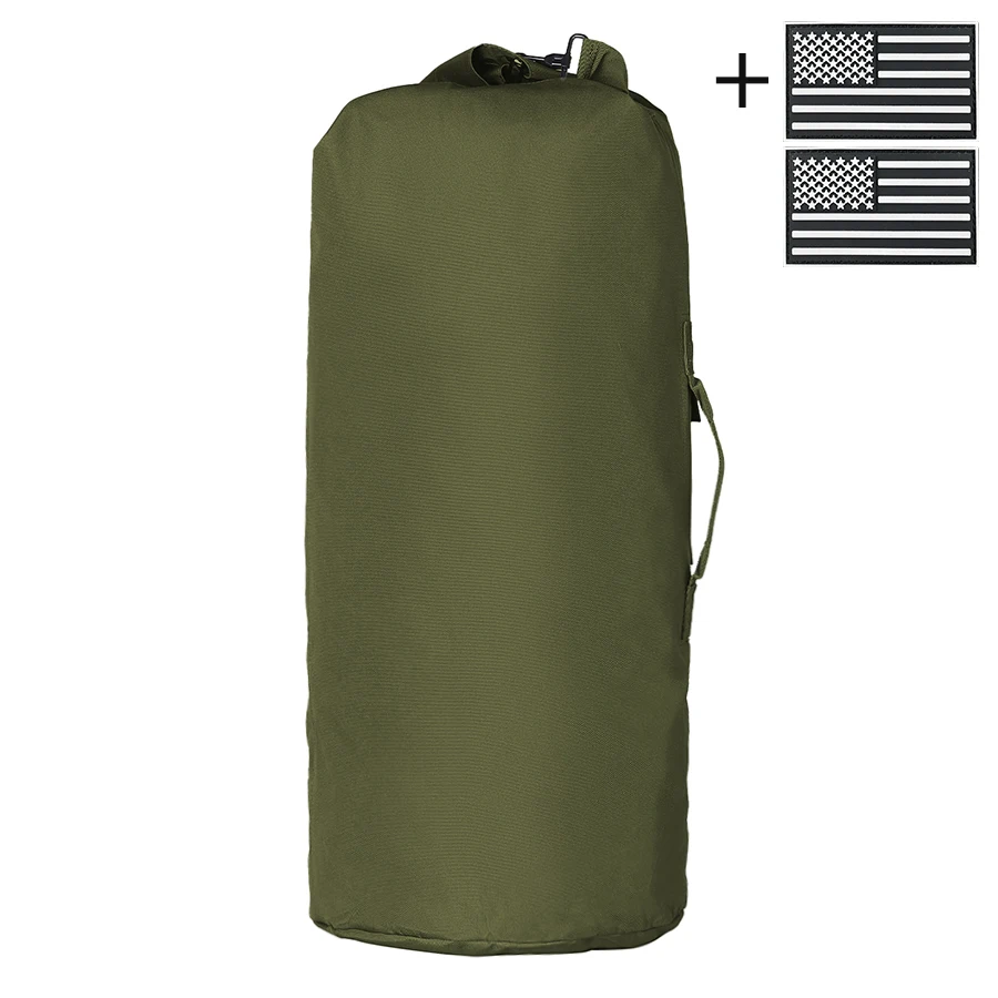 Mochila táctica cilíndrica YAKEDA minimalista con correas ajustables