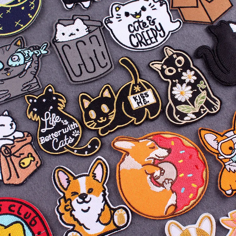 Parche bordado táctico corgi para mochilas y equipo MOLLE - imagen 3