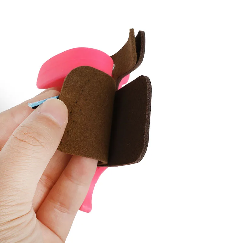 Protector de dedo para tiro con arco recurvo tradicional mano derecha - imagen 5