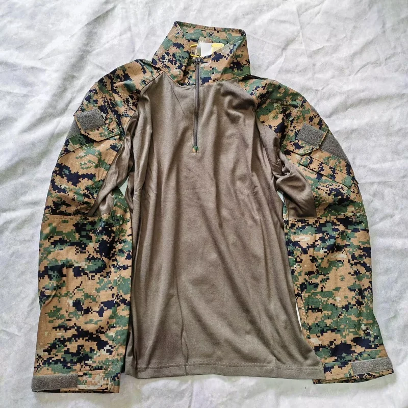 Camiseta táctica G3 manga larga nylon y algodón Jungle Digital AOR2