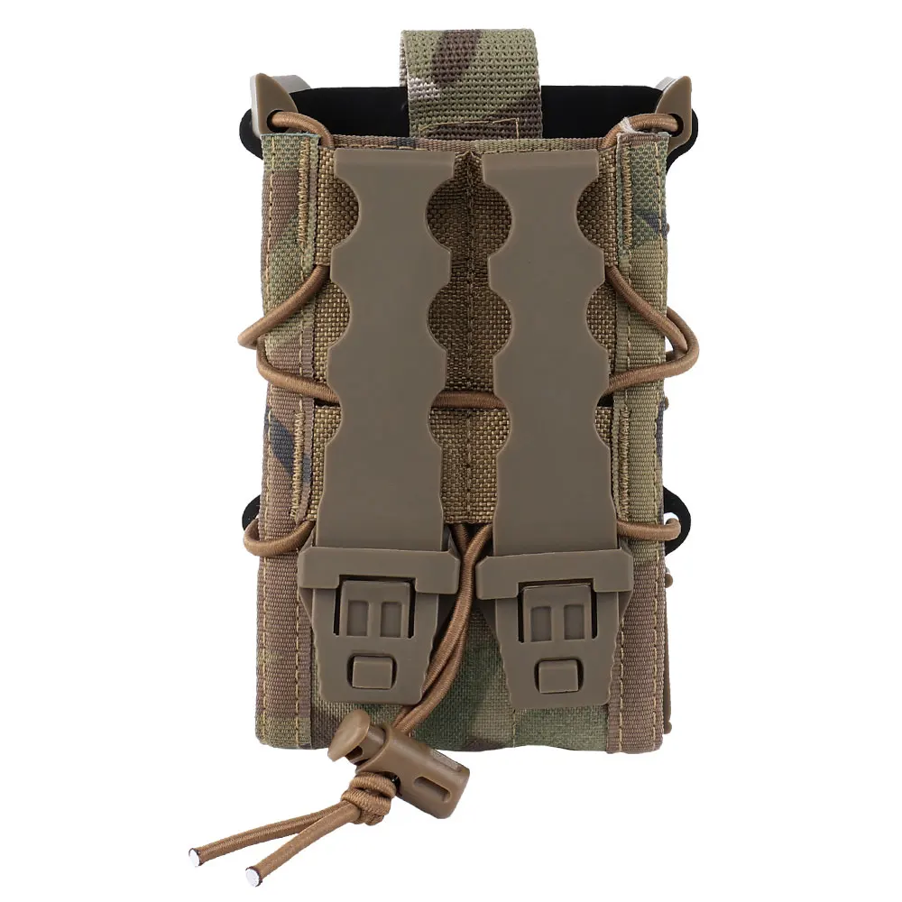 Bolsa cargador doble Tiger MOLLE multicapa 5.56/7.62 liberación rápida - imagen 2