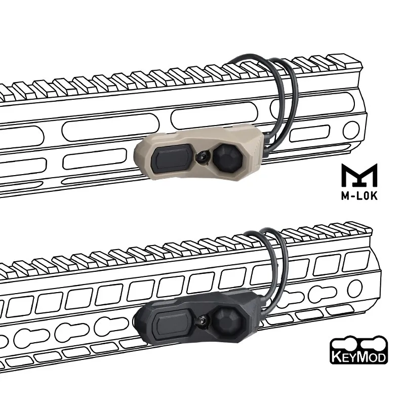 Interruptor de presión Axon dual para linterna táctica PEQ-15 DBAL-A2 - imagen 2