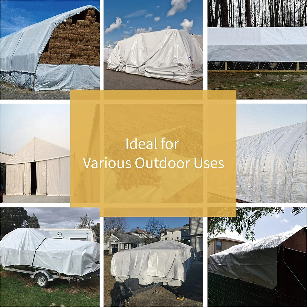 Lona impermeable cobertura exterior – Toldo camping resistente UV - imagen 4