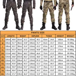 Pantalones tácticos camuflaje ripstop para caza, airsoft y trabajo