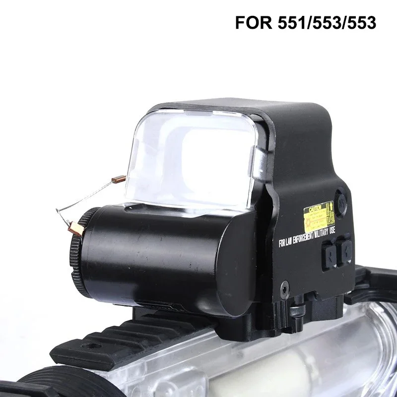 Protector cubierta mira holográfica WADSN transparente táctica - imagen 4