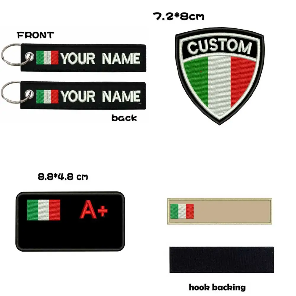 Parche grupo sanguíneo italiano – identificación táctica - imagen 4
