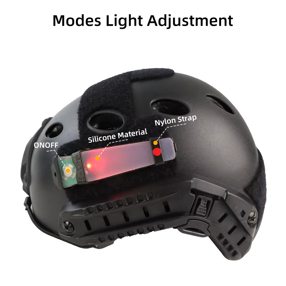 BOOIU Luz Táctica LED Identificación para Casco con Flash - imagen 5
