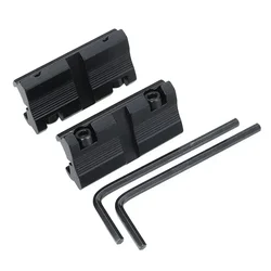 Adaptador Weaver a Picatinny para montaje de linterna táctica
