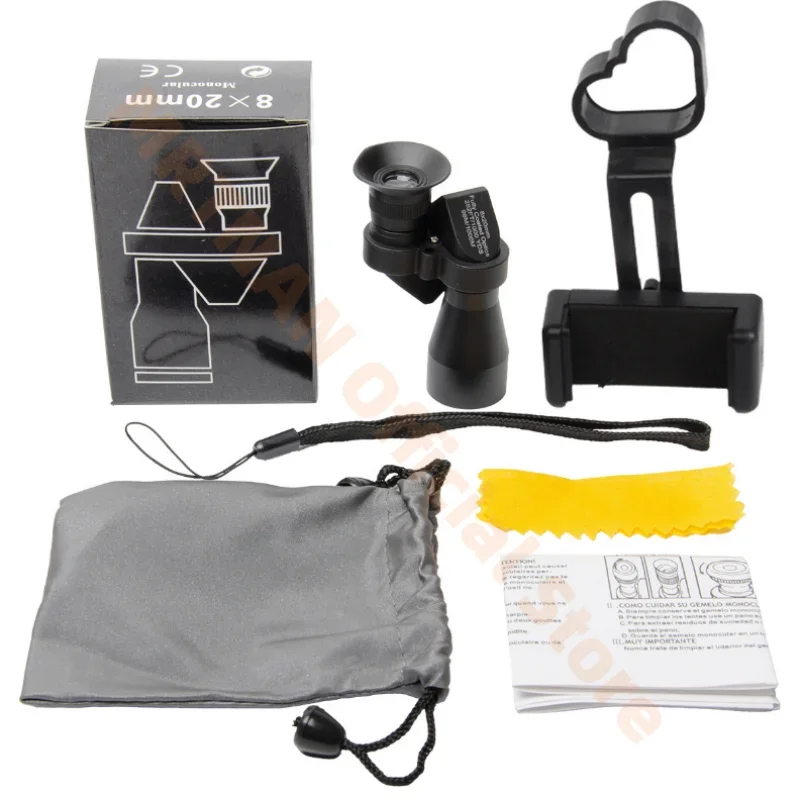 Telescopio monocular HD de bolsillo para pesca, caza y camping - imagen 3