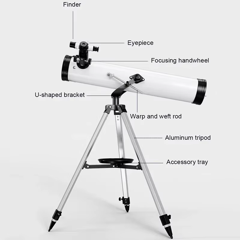 Telescopio astronómico profesional para luna y observación nocturna - imagen 3