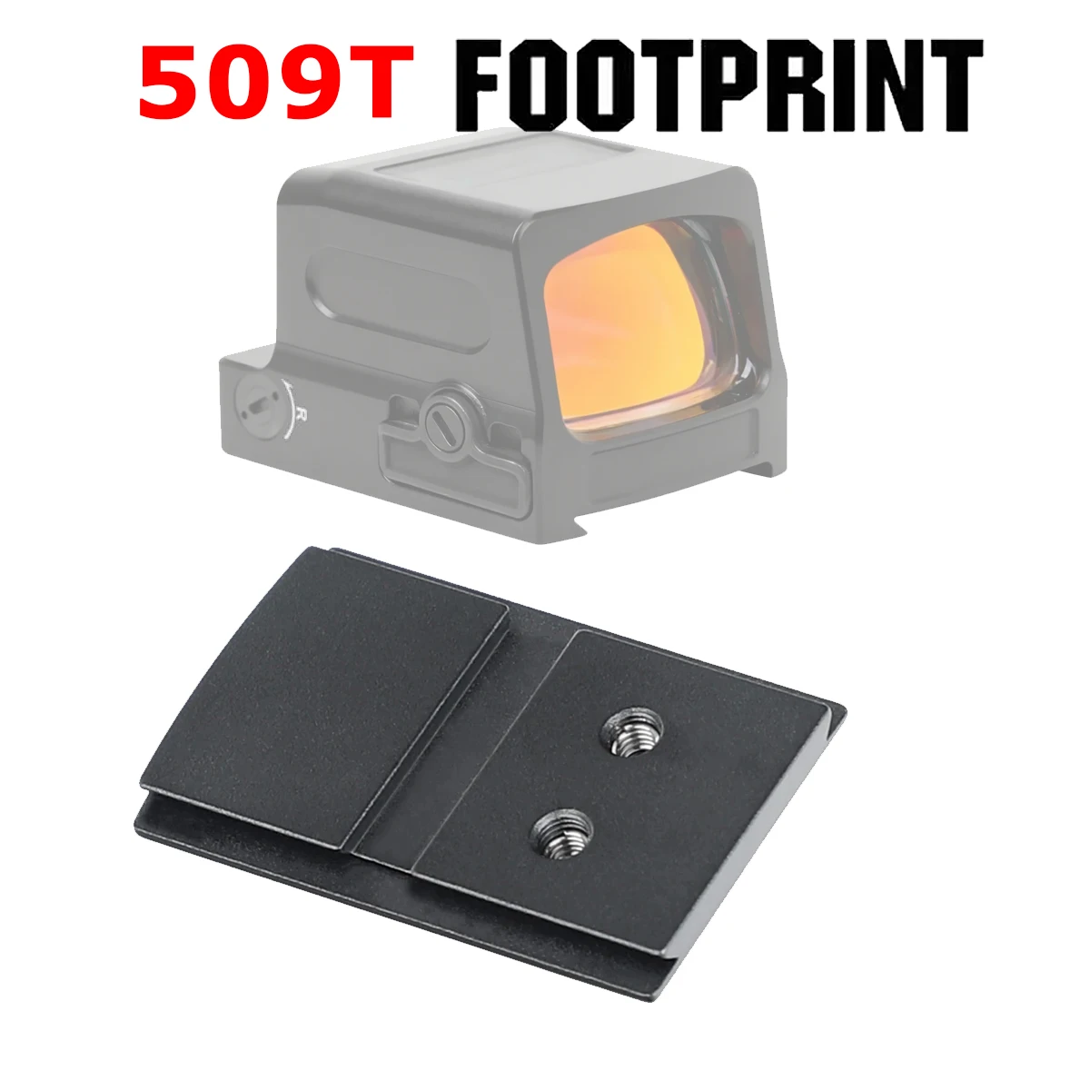 Tactical Optics 509T: adaptador para punto rojo Glock no MOS - imagen 3