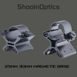 Shooin Optics Visor de punto rojo con linterna y montura magnética