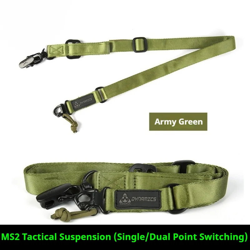 Arnés táctico MS3/MS4 sujeción simple y doble MOLLE resistente - imagen 3