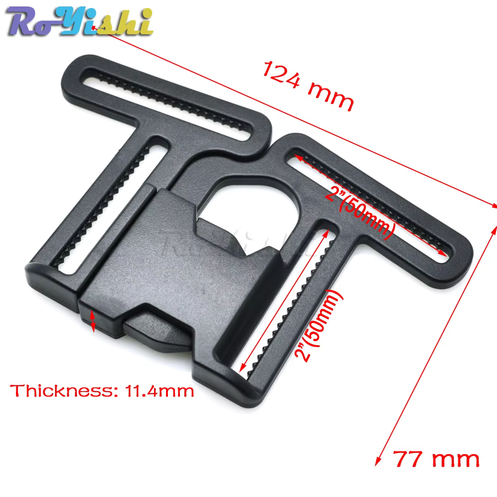 Hebilla liberación rápida 2" para mochila táctica MOLLE - imagen 5