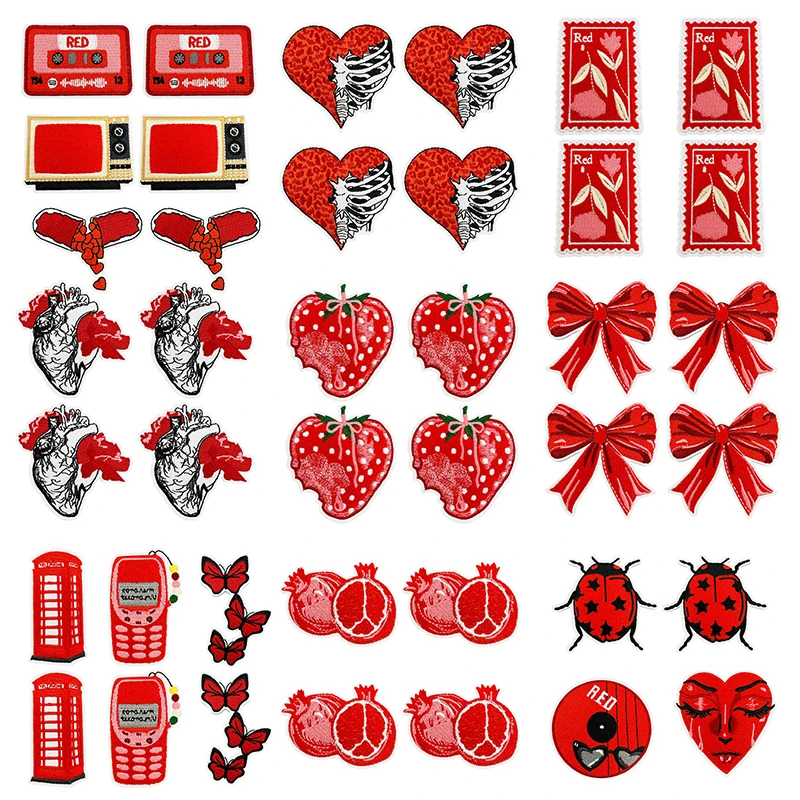 Parches retro termopegables (set de 10)