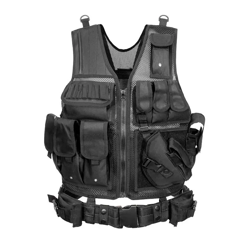 Chaleco táctico protector transpirable de malla verano multifunción - imagen 5