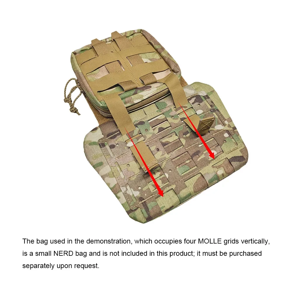 Protector de entrepierna táctico SC con montaje MOLLE bidireccional