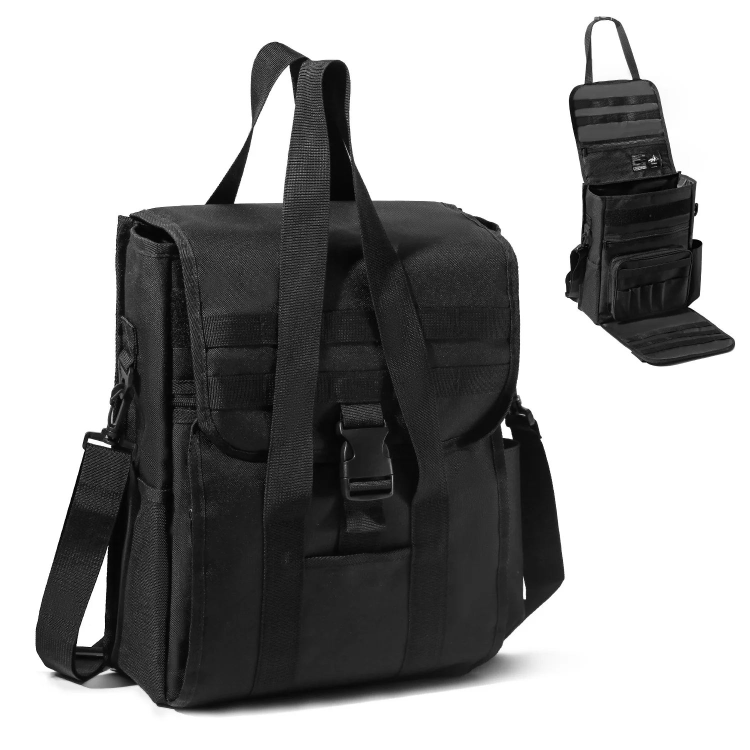 Bolsa táctica herramientas MOLLE plegable EDC portabotellas tiro - imagen 2