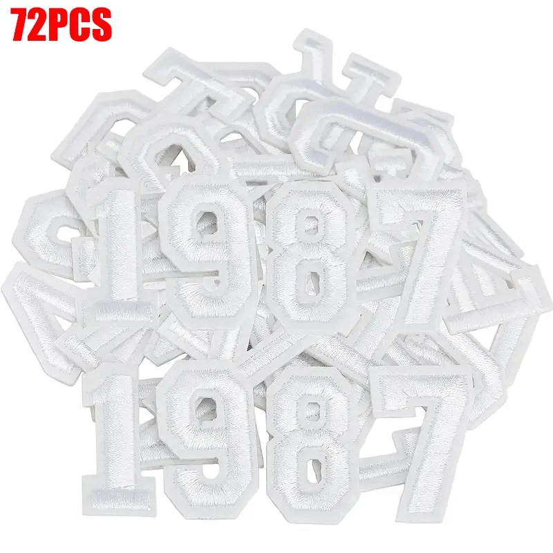 Parche bordado letras y números táctico A-Z 0-9 - Pack 72 uniformes - imagen 4