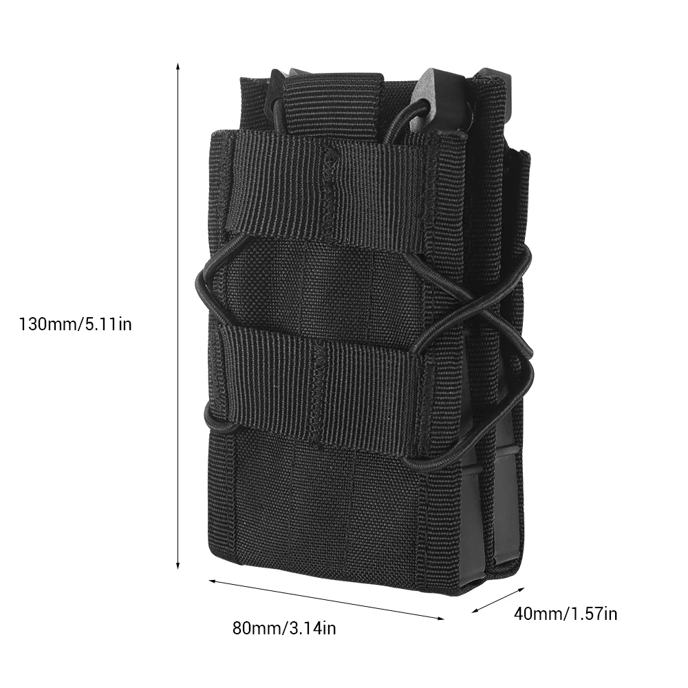 Bolsa táctica porta cargadores MOLLE de nylon para rifle táctico - imagen 3