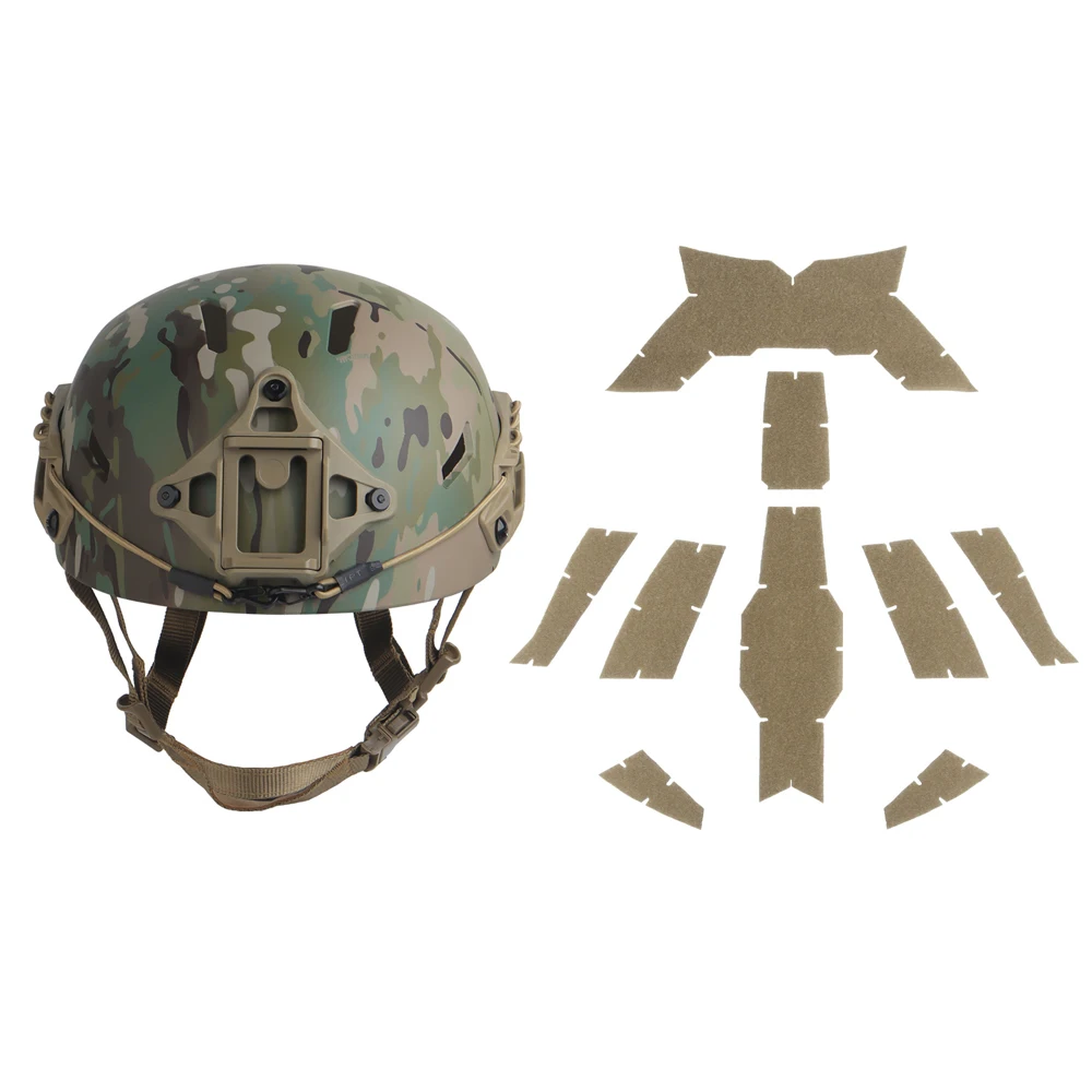 Casco táctico ligero de seguridad para caza, paintball y moto