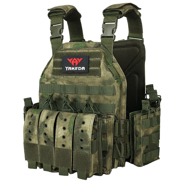 YAKEDA Chaleco táctico modular en nailon de alta densidad airsoft - imagen 2