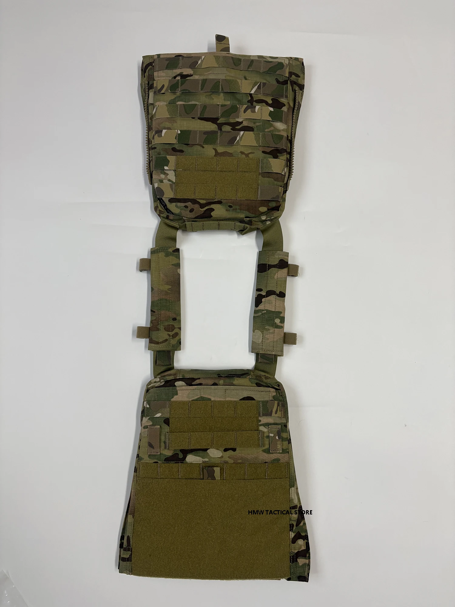 AVS Chaleco táctico de nylon sin armazón con hombreras MOLLE - imagen 5