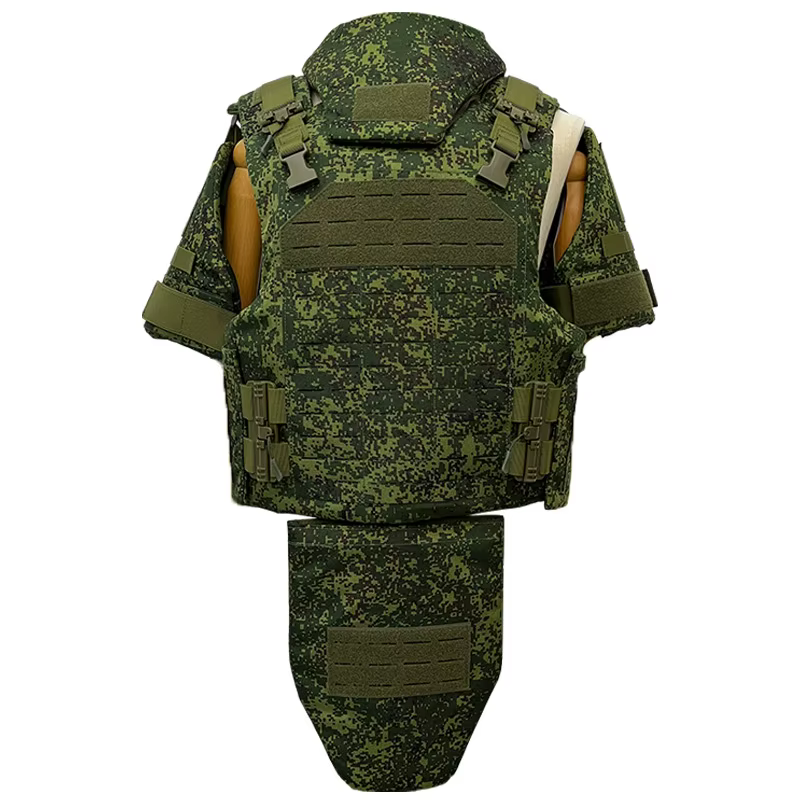 Armadura corporal táctica pesada con MOLLE y protección total - imagen 4