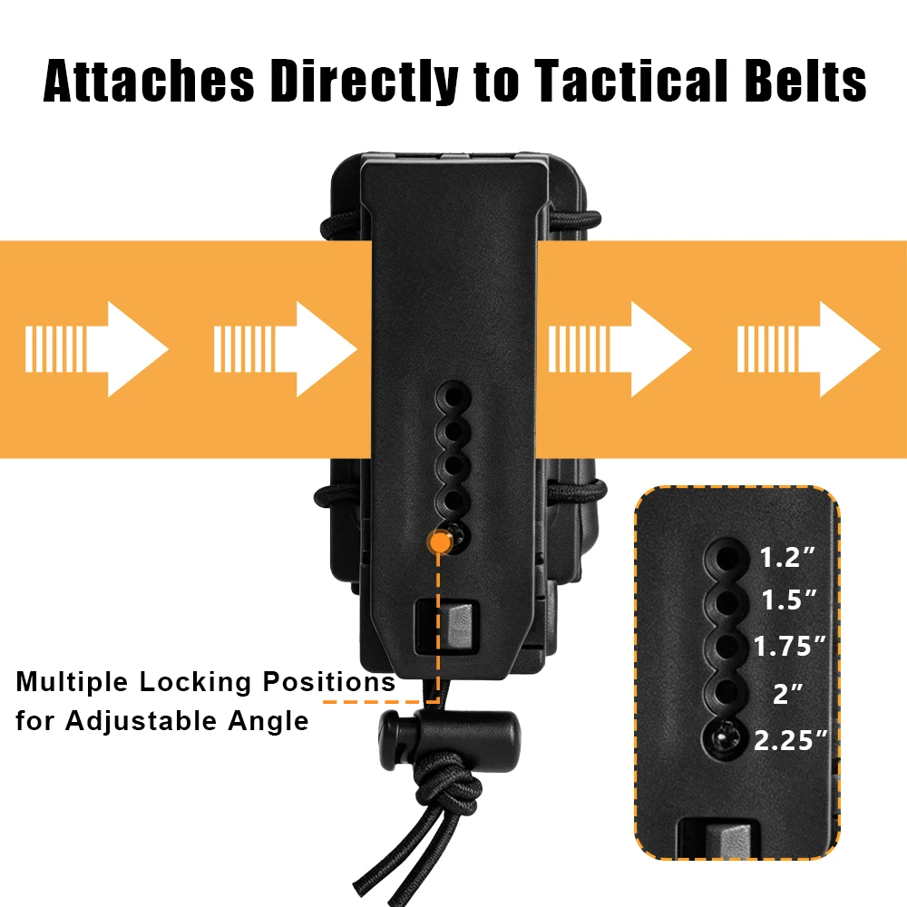 Funda táctica giratoria OC Spray MK3 MOLLE para cinturón de servicio - imagen 3