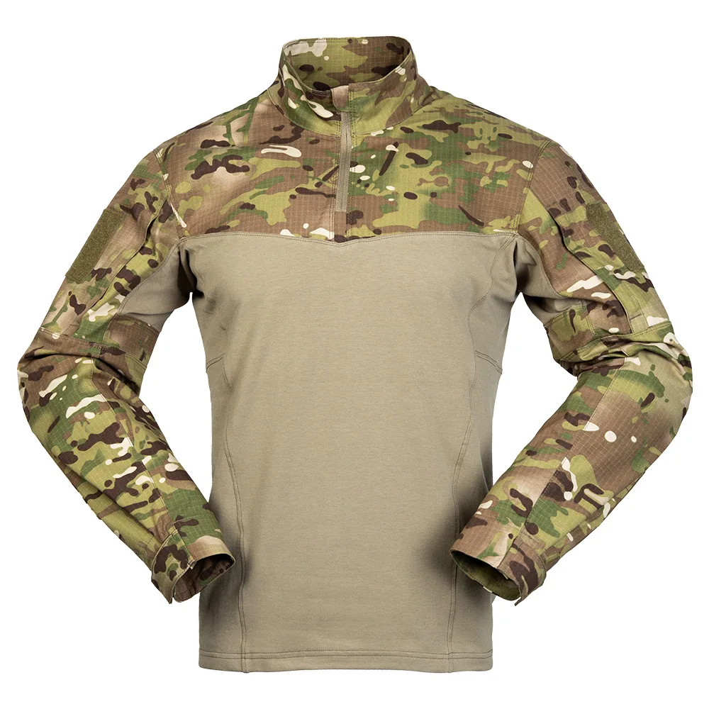 Vista del camuflaje y corte para uso outdoor