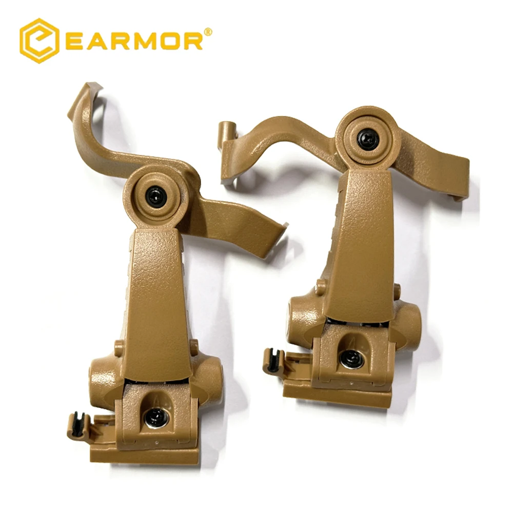 Soporte oscilante EARMOR M16C para casco Ops-Core ARC
