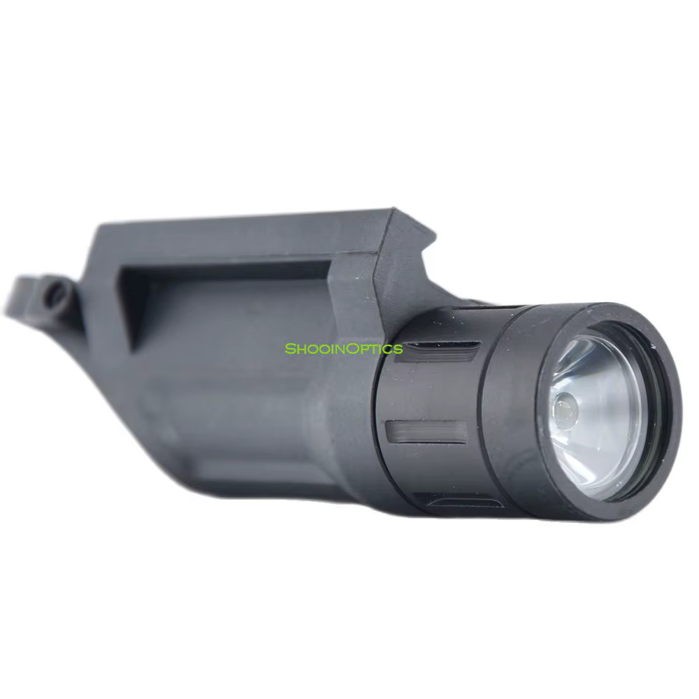 Linterna táctica LED alta luminosidad cuerpo aluminio rail 20mm caza nocturno - imagen 3