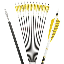 Flecha carbono SP250-600 6.2mm entrenamiento tiro arco