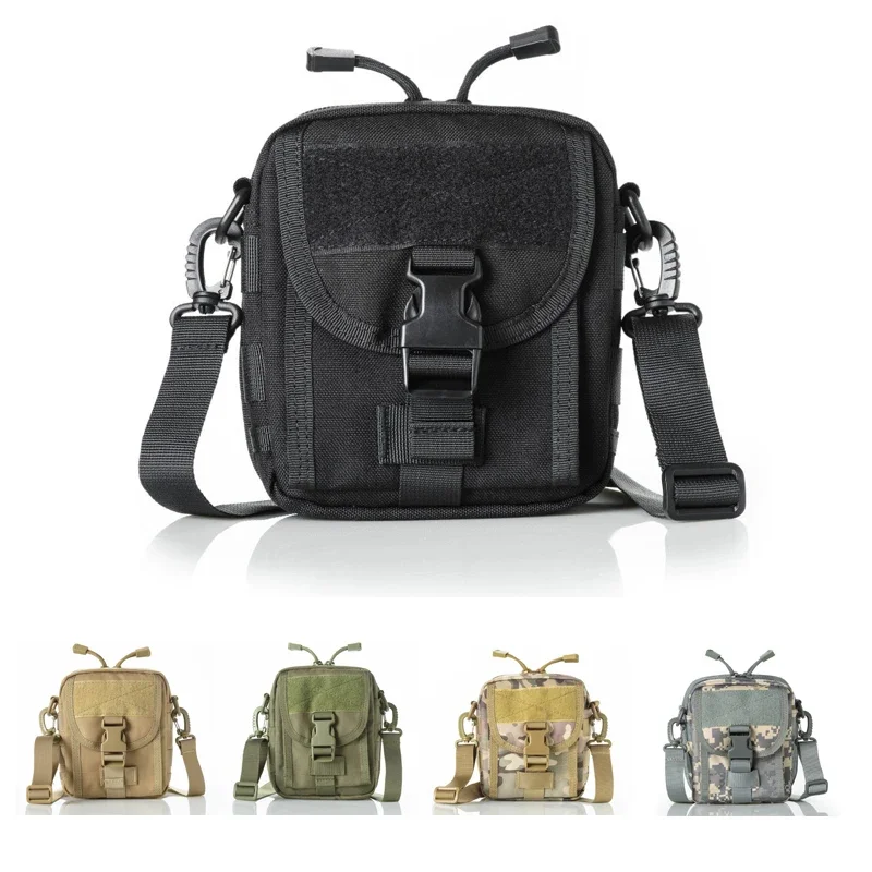 Rinonera tactica MOLLE caza Airsoft - funda telefono monedero - imagen 3
