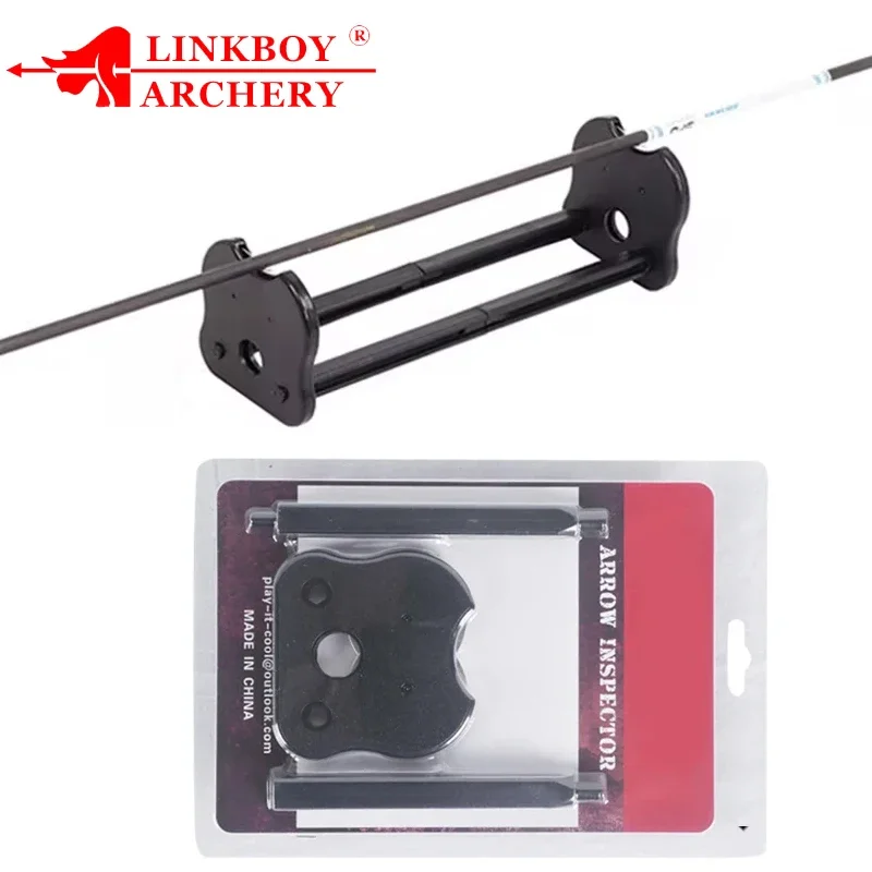Detector de rectitud de flechas ABS para comprobar alineación y plumas