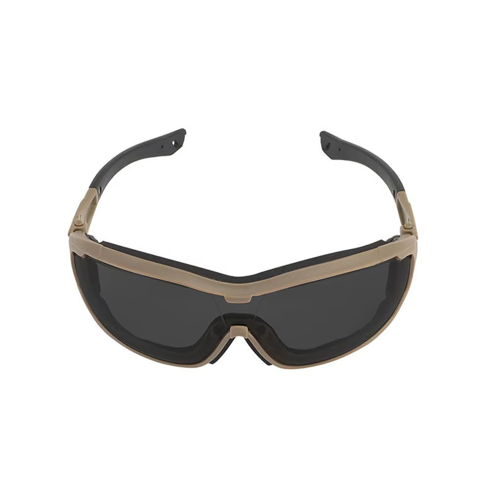 Gafas tácticas antiniebla con patillas extraíbles y protección UVA/UVB - imagen 3