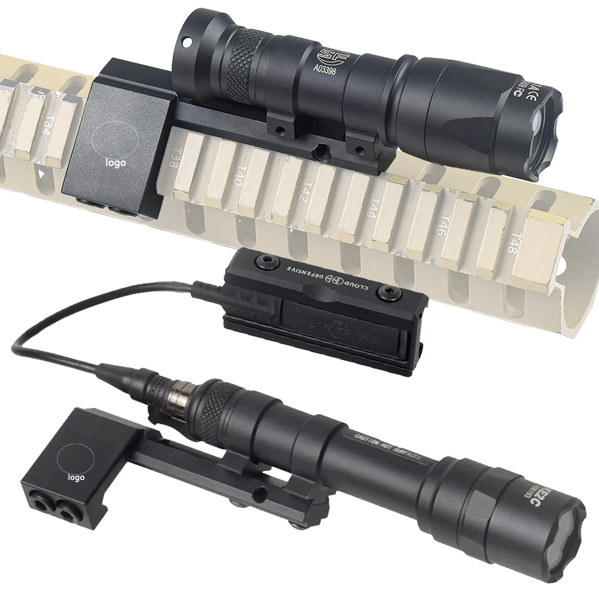 SureFire M300/M600: linterna táctica para rifle con riel Picatinny - imagen 4