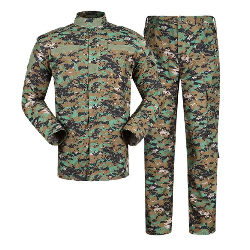 Conjunto camuflaje militar hombre resistente desgaste caza aire libre