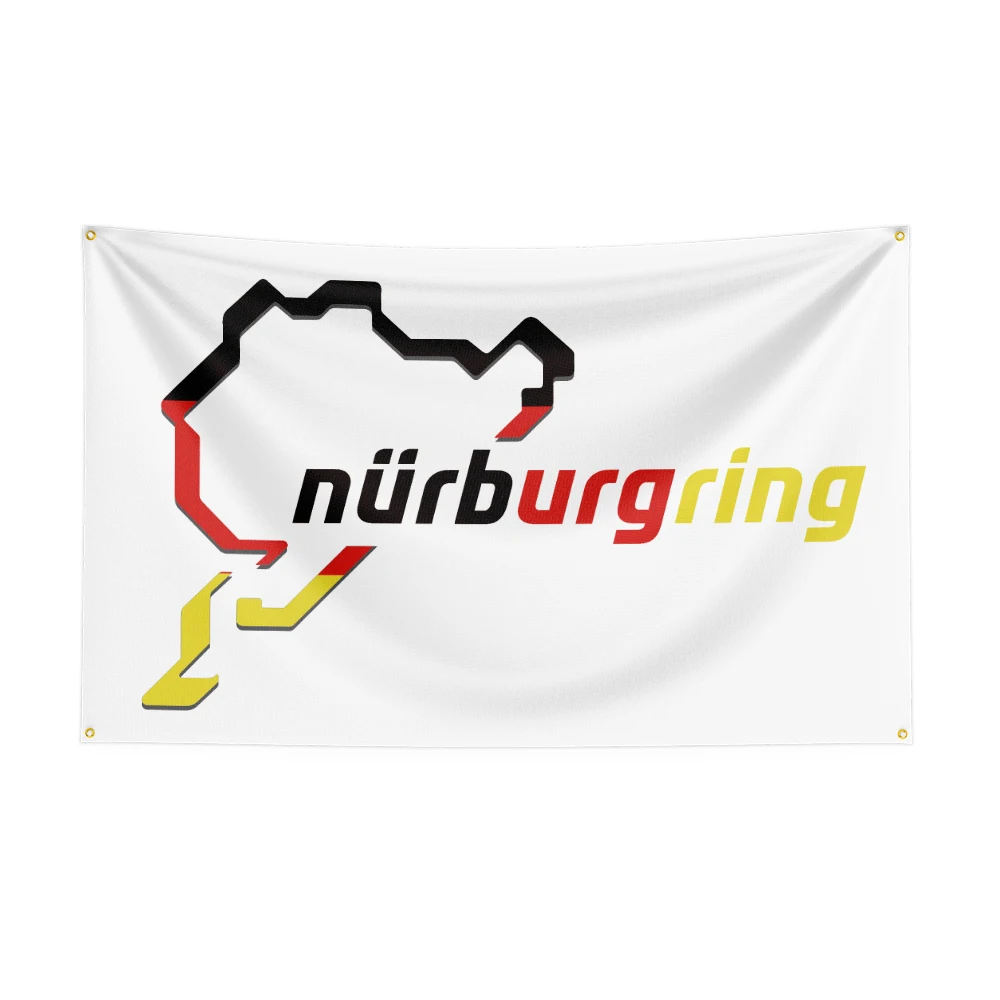 Bandera Nürburgring carreras para decoración de pared interior - imagen 5