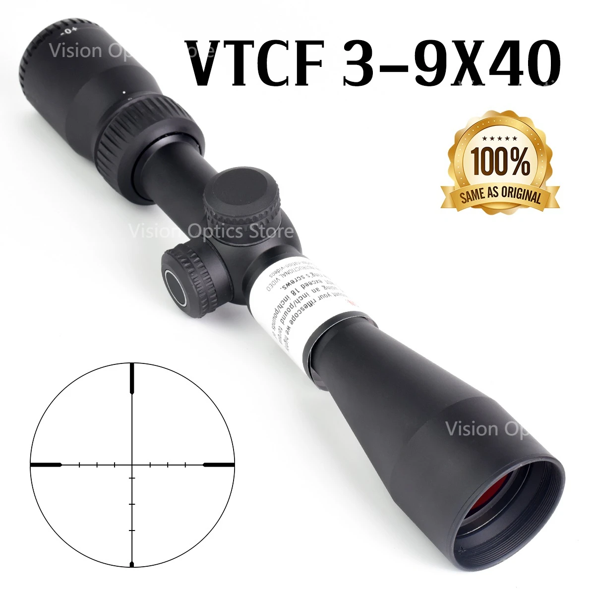 Mira telescópica táctica Optics VTCF II SFP BDC MOA