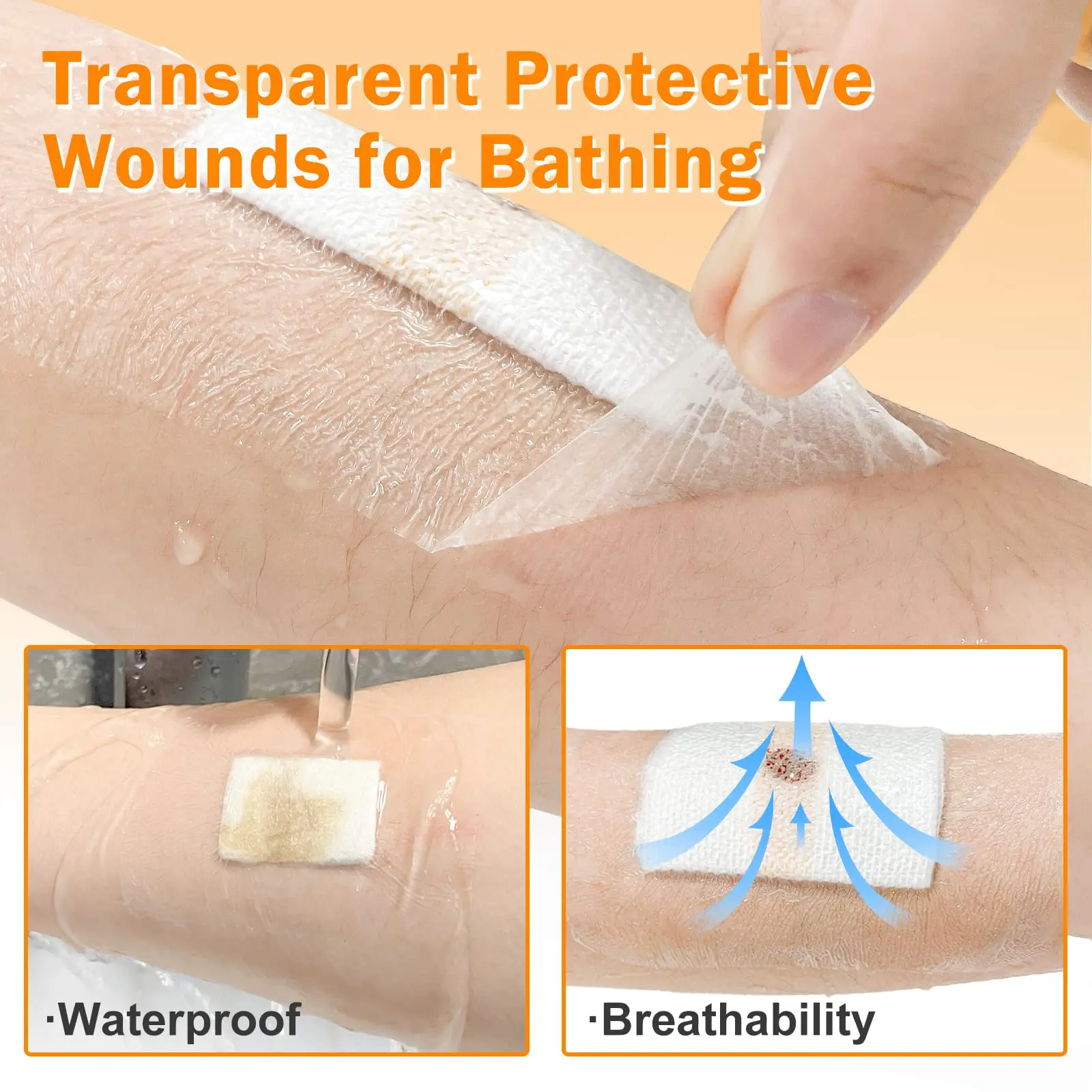 Carbou Apósito Transparente Impermeable para Heridas - imagen 2