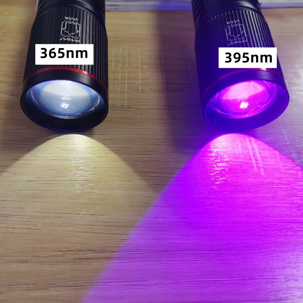 Linterna UV LED 20W 365/395nm – Detección Profesional Alta Potencia