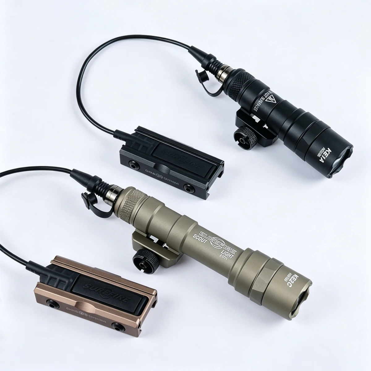 Linterna táctica SUREFIRE M600U LED CNC con riel Picatinny estándar - imagen 5