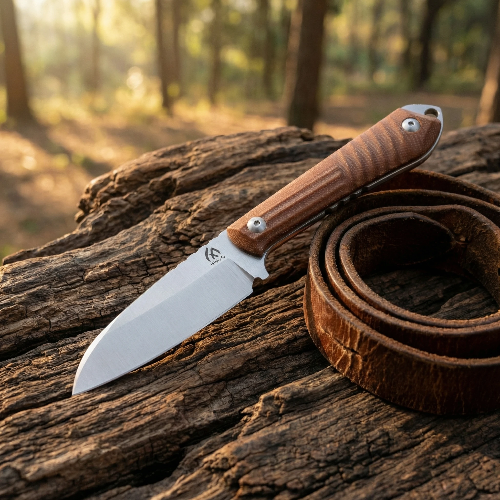 Cuchillo fijo táctico de acero alta calidad para emergencia y camping - imagen 5