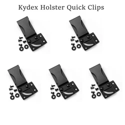 Clip táctico de liberación rápida trasero de plástico para fundas Kydex