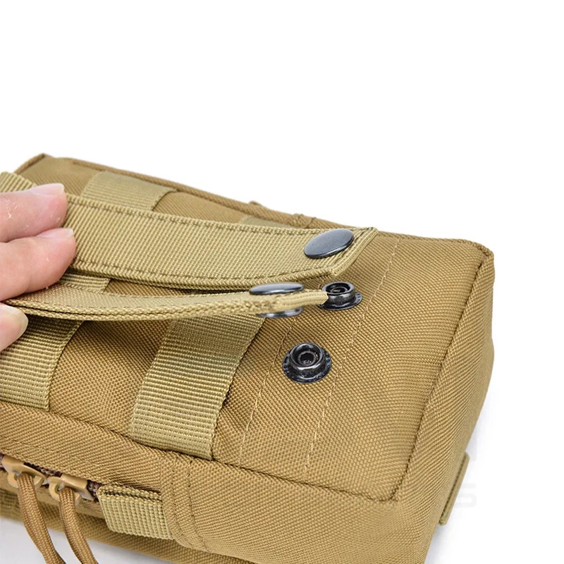 Bolsa táctica MOLLE de cintura para uso diario, teléfono y herramientas - imagen 4