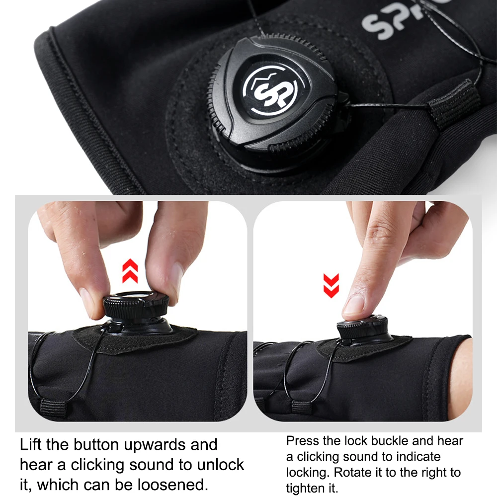 Guantes ciclismo invierno a prueba de viento con pantalla táctil - imagen 4