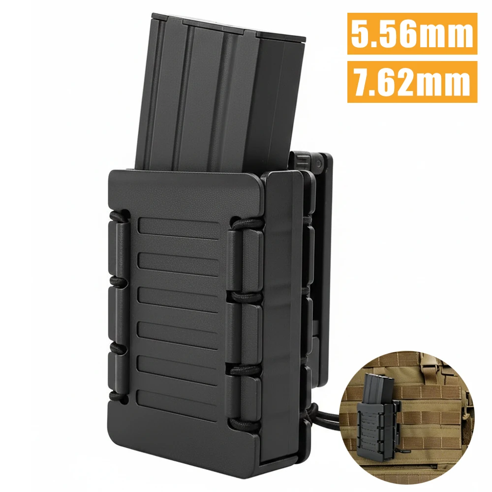Portacargadores MOLLE universal para cargadores de rifle abierto