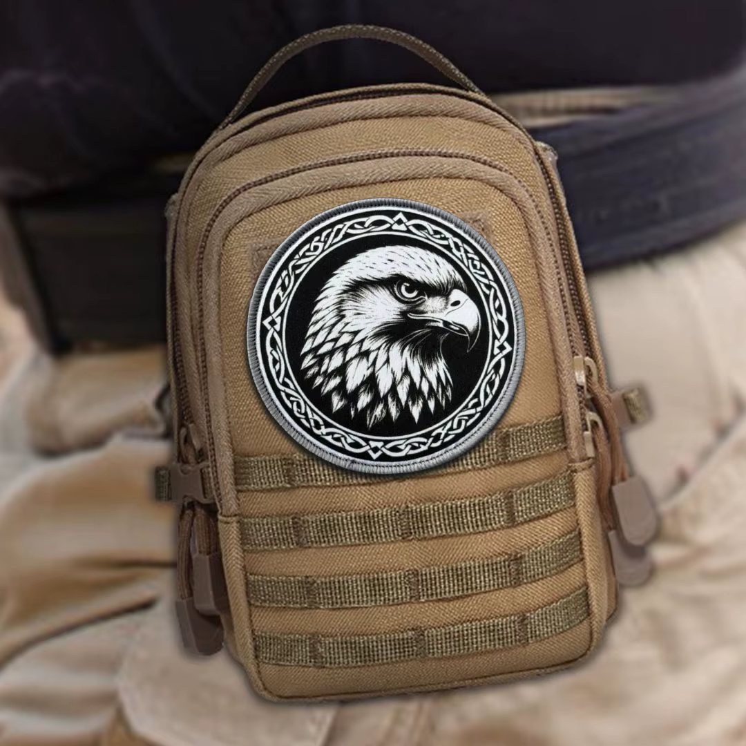 Detalle del parche en mochila