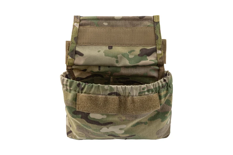 Bolsa táctica abdominal en uso